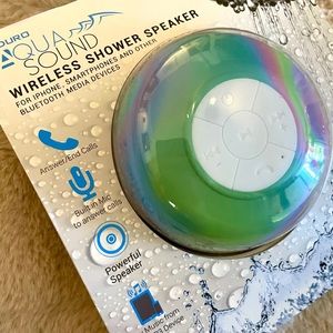 Wireless Bluetooth Shower Speaker NEW IN BOX iPhone android rechargeable NWT